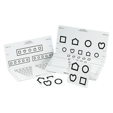 LEA SYMBOLS® 10-Line Folding Pediatric Eye Chart | LEA Test Intl LLC.