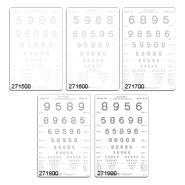 LEA Numbers Translucent 10' Eye Chart